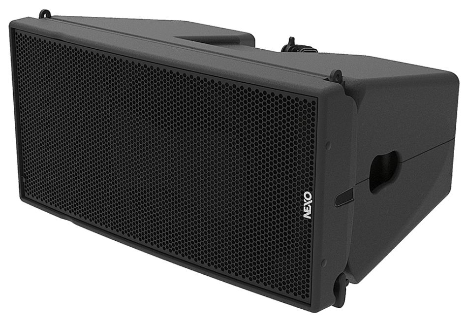 système de sonorisation professionnel nexo : enceinte geo m1210 gamme geo m vendue et installée par le distributeur officiel espace concept