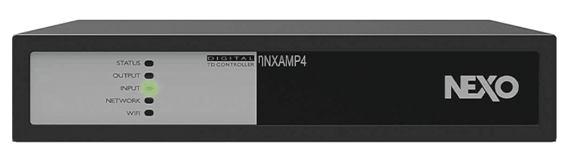 système de sonorisation professionnel nexo : ampli nanonxamp4 vendu et installé par le distributeur officiel espace concept