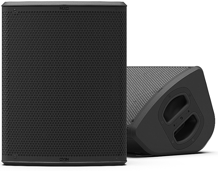 système de sonorisation professionnel nexo : enceinte p10 gamme p plus vendue et installée par le distributeur officiel espace concept