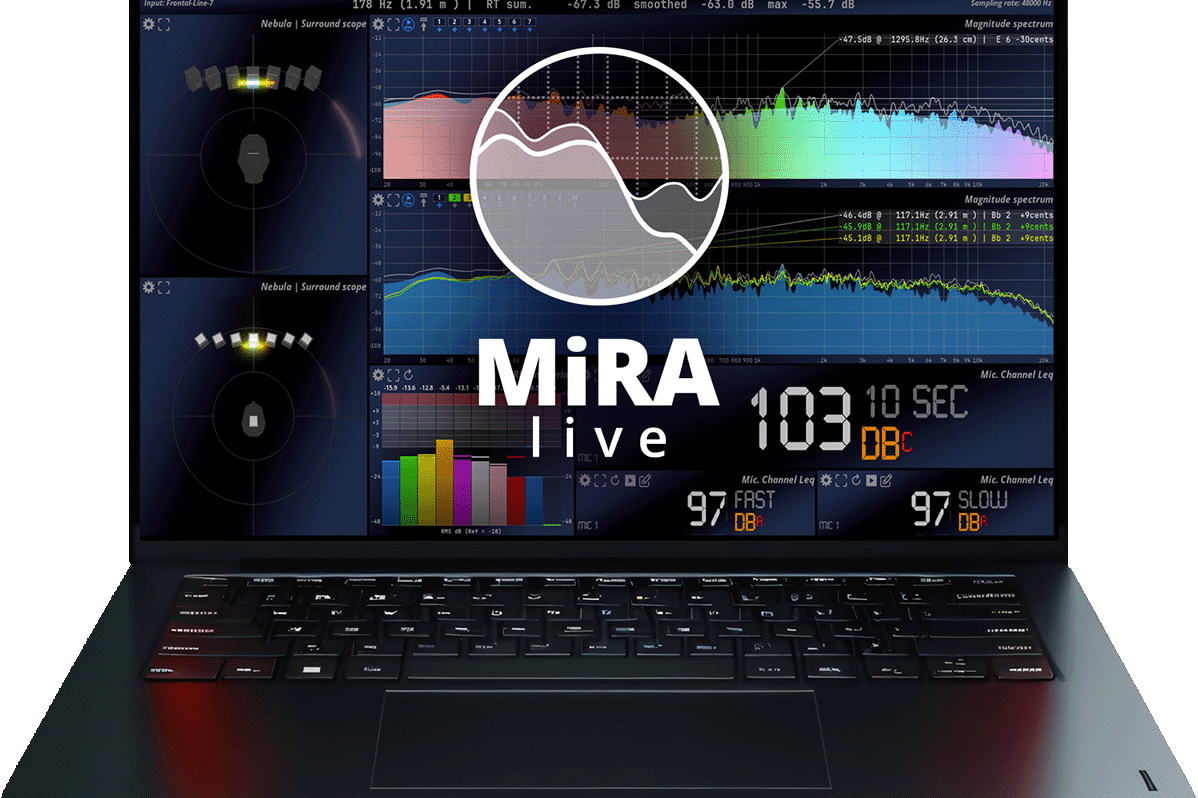 logiciel analyse audio mira live flux distribué par espace concept