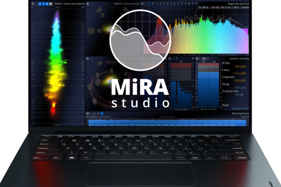 logiciel analyse audio mira studio flux distribué par espace concept