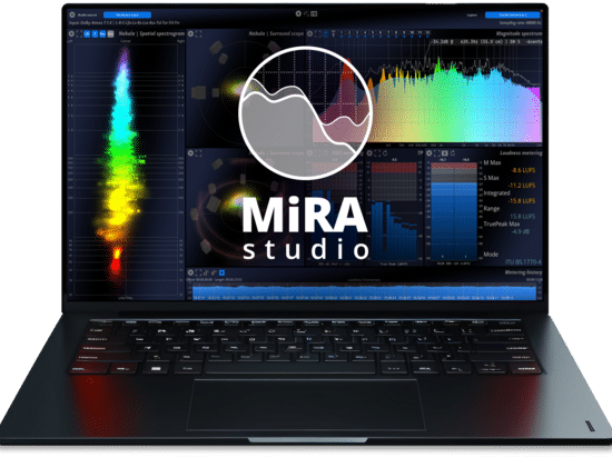 logiciel analyse audio mira studio flux distribué par espace concept