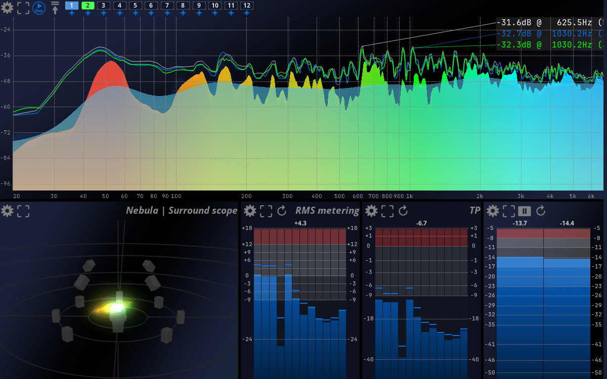 logiciel analyse audio mira studio flux distribué par espace concept