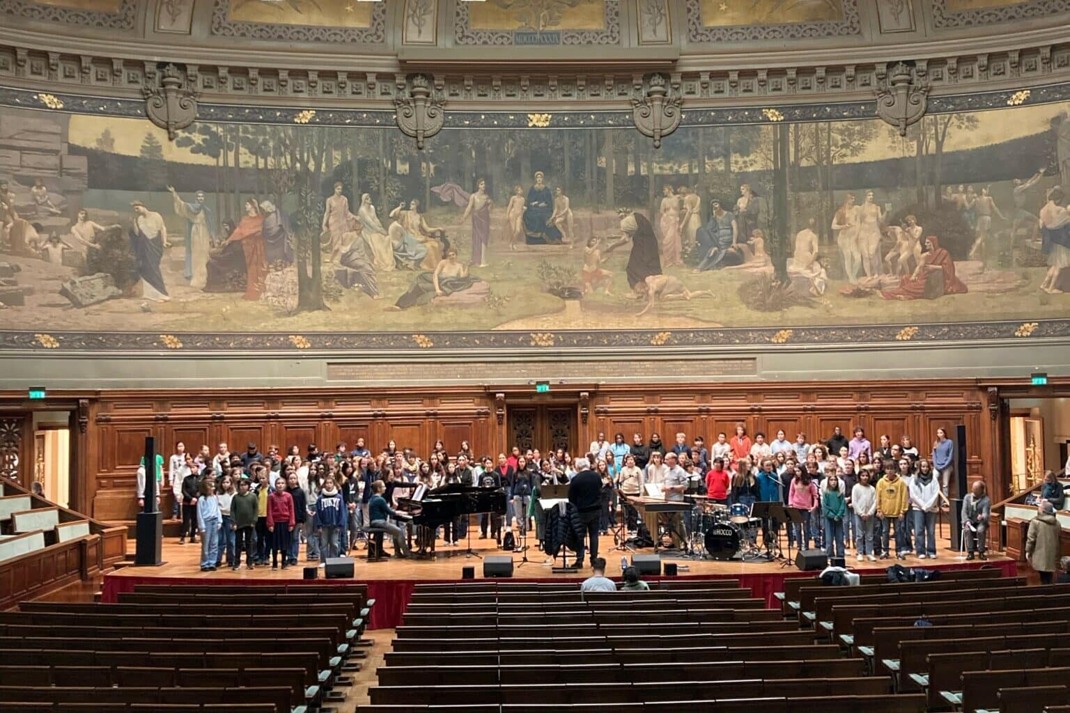 systeme sonorisation professionnel pour concert alice swing a la sorbonne enceintes id84 et ids312 nexo gamme id distributeur espace concept