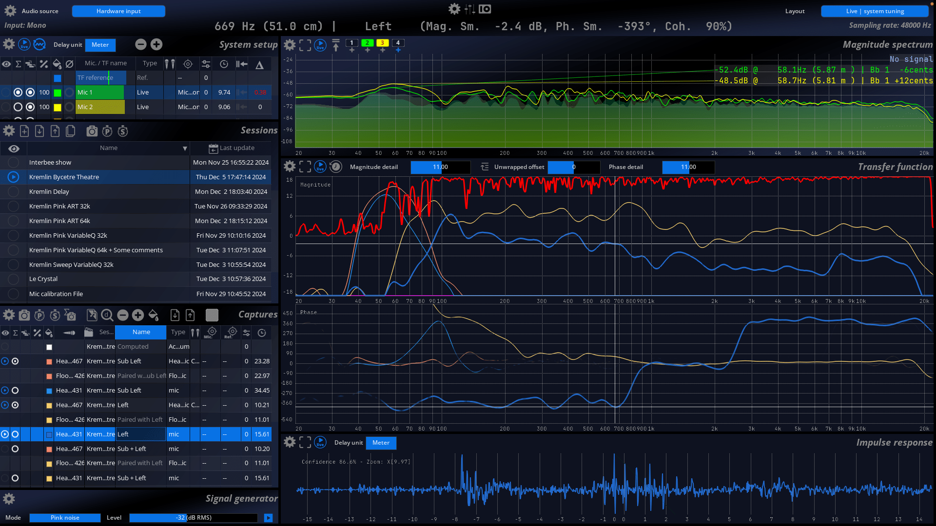 logiciel analyse audio mira live flux distribué par espace concept