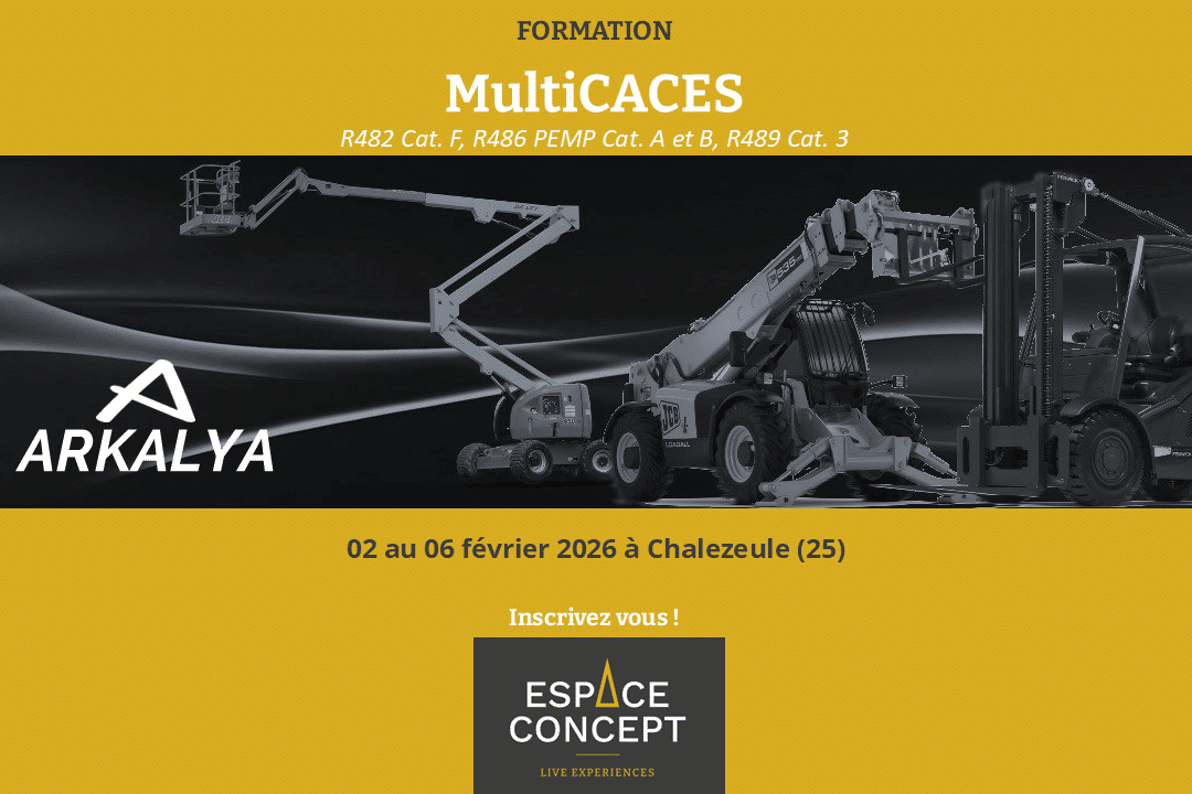 formation multicaces pour techniciens du spectacle chez espace concept