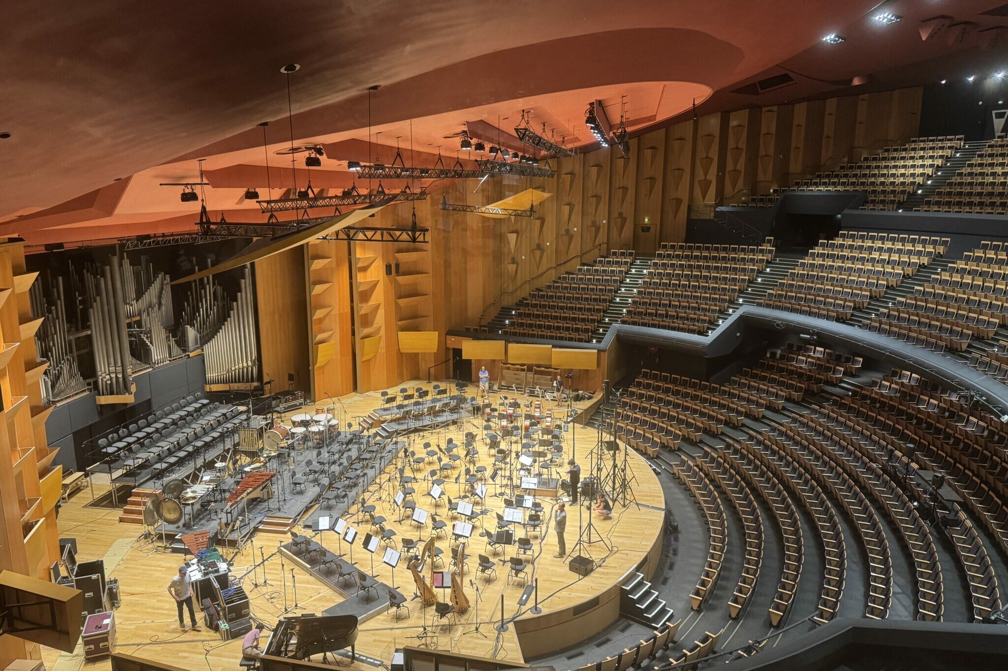 enregistrement de la bo du deuxième volet de Kaamelott, matériel d’Espace Concept