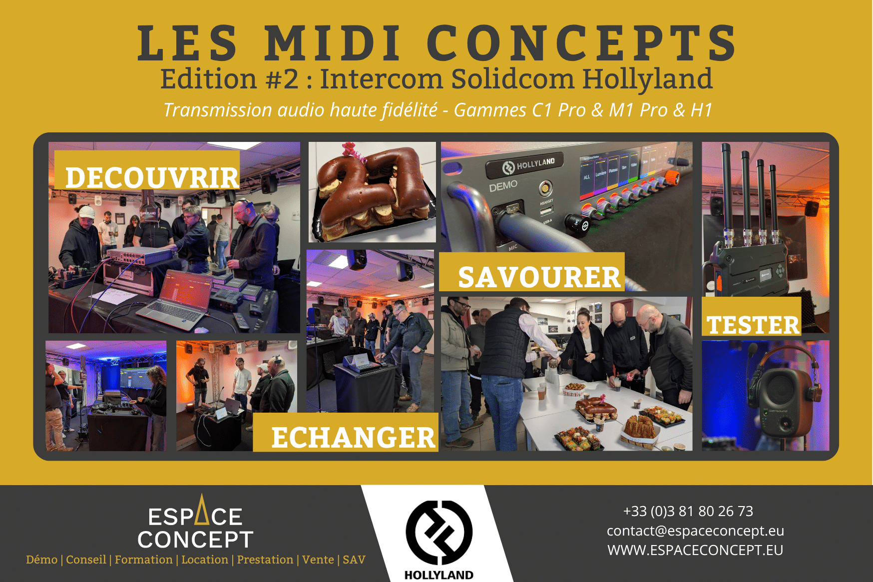 Découvrez les intercoms solidcom h1 Hollyland chez espace concept